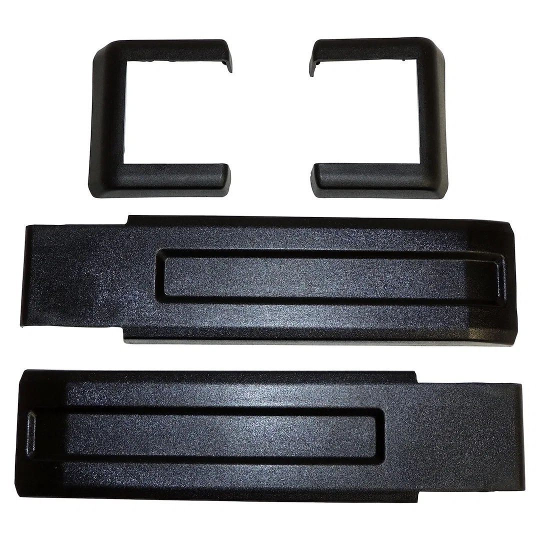 55397091K – CROWN AUTO Tailgate Hinge Cover, OE Replacement Black Plastic Set Of 2